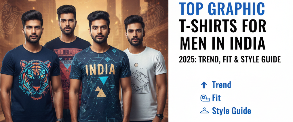 Top Graphic T-Shirts for Men in India 2025: Trend, Fit & Style Guide